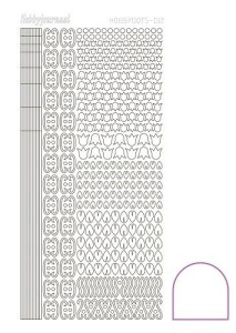 Hobbydots stickervel wit STDA120 (Locatie: N255)