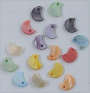 Hobbyfun bedel maantjes, 16 stuks