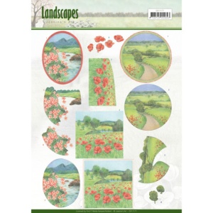 Jeanine's Art knipvel landschap CD11171 (Locatie: 0325)