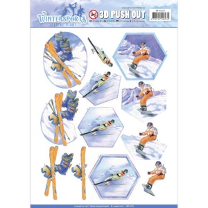 Jeanine's Art stansvel wintersport SB10230 (Locatie: 4328)