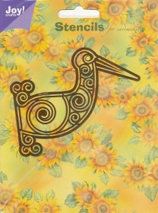 Joy! Crafts snij- en embosmal uithangbord ooievaar 6001/0043 (Locatie: J036)