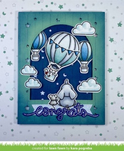 Lawn Fawn Clear Stamp Fly High LF3069 (Locatie: i253) - Img 2