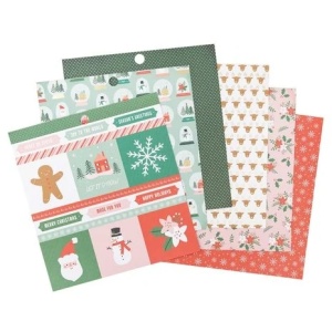 Merry Merry paper pad, 15.2x15.2cm, 624468 - Img 2