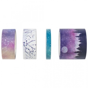 Noteworthy washi tapes, 4 stuks - Img 2