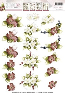 Precious Marieke knipvel kerstbloemen CD10529 (Locatie: 2308)