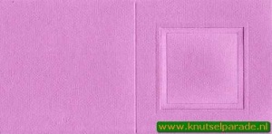 Romak kaart vierkant met kader lila nr. K210469 (Locatie: LL040) - Img 2