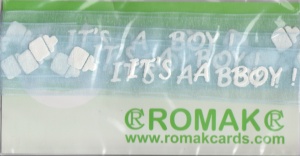 Romak, organza ribbon, its's a boy 02 205 28 * (Locatie: k3)