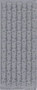 Starform sticker zilver randje huwelijk 1269 (Locatie: A259) - Img 2