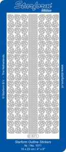 Starform stickervel goud 1071 (Locatie: PP173 )