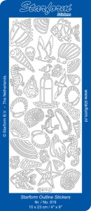 Starform stickervel goud 819 (Locatie: e096)