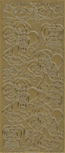 Starform stickervel huwelijk goud 1187 (Locatie: H189) - Img 2