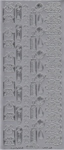 Starform stickervel zilver baby 116 (Locatie: B188) - Img 2
