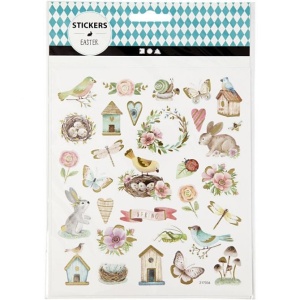 Stickers, vel 15x16,5 cm, pasen, 29066 (Locatie: 0524) - Img 2
