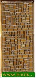 Stickervel goud blokjes 1955 (Locatie: i273 )