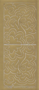 Stickervel goud hoekjes 3065 (Locatie: D44)