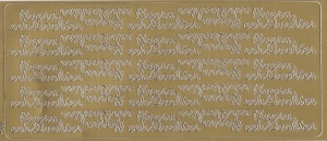 Stickervel Hoera een dochter goud 1664 (Locatie: B220)