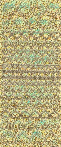 Stickervel holografisch goud hartjes (Locatie: j548)