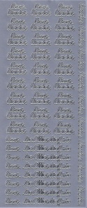Stickervel zilver voor vader (Locatie: j410)