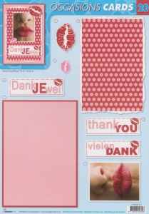 Studio Light Cards dankjewel nr. 20 (Locatie: 4514)