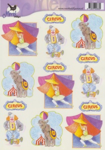 Voorbeeldkaarten merel design circus 2383 (Locatie: 2434)