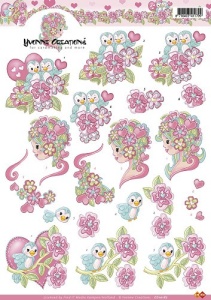 Yvonne Creations knipvel Valentijn CD10187 (Locatie: 2218)