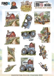 Yvonne Creations stansvel boerderij SB11020 (Locatie: 1158)