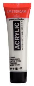 Amsterdam Acrylverf Tube 20 ml Titaanwit 105