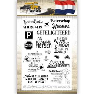 Amy Design Clear Stamp Daily Transport ADCS10036 (Locatie: k127)