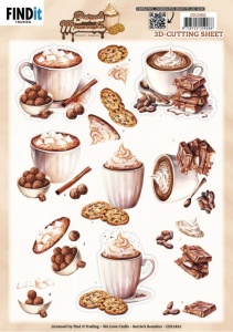 Berries Beauties knipvel chocolademelk CD12432 (Locatie: 0421)