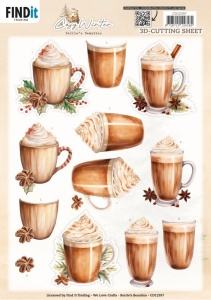 Berries Beauties knipvel Cosy Winter Drinks CD12397 (Locatie: 5735)