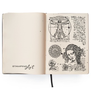 Ciao Bella Clear Stamp, 10cm x 15cm, Codex Leonardo, PS6055 (Locatie:) - Img 2