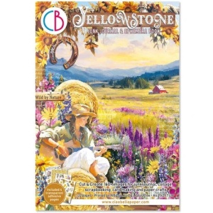 Ciao Bella Junk Journal A4 Yellowstone Ephemera Book CBB022 (Locatie: 4717)