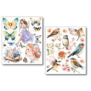 Ciao Bella stickers, 10 vel, 14x12 cm, Daydreams MB006 (Locatie: 4613) - Img 3