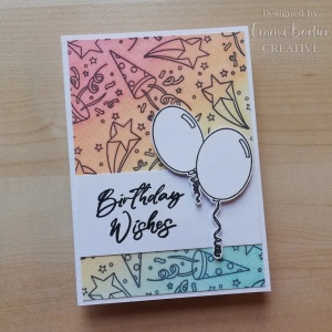Creative Expressions Clear Stamp Birthday Wishes UMSDB146 (Locatie: z68) - Img 2
