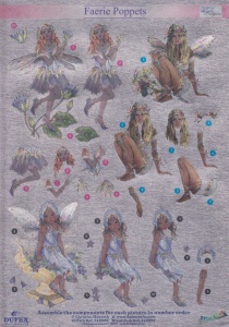 Faerie Poppets stansvel metallic elfjes 248629 (Locatie: 1458)