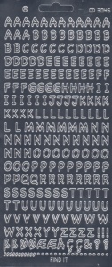 Find It stickervel glanzend zilver letters CD3045 (Locatie: nn102) - Img 2