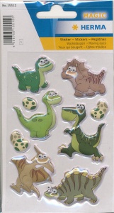 Herma stickers dino kids wiebelogen 1 vel 15512 (Locatie: HE056)