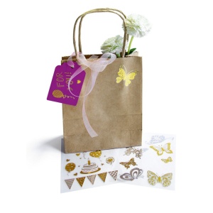 Herma stickers verjaardagsparty goudfolie 1 vel 15560 (Locatie: HE040) - Img 2
