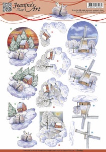 Jeanine's Art knipvel winter CD10840 (Locatie: 1177)