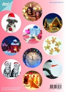JoyCrafts stansvel Kerstmis rond 2 vellen 6013/0335 (Locatie: 1521)