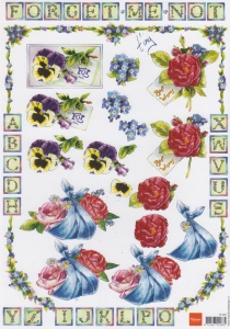 Marianne Design knipvel bloemen IT 537 (Locatie: 2373)