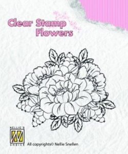 Nellie Snellen clear stamp Kingcups FLO012 (Locatie: NN282 )