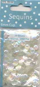 Sequins Regular transparant Cup 12212 1241