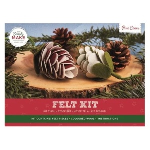 Simply Make Felt Kit Pine Cones DSM106116