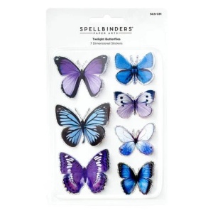 Spellbinders 3D stickers Twilight vlinders SCS-331 (Locatie: 2582)