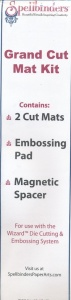 Spellbinders grand cut mat kit 35x7,5 cm W 026 (Locatie: K1) - Img 2