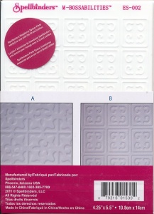 Spellbinders reversible embossing folder 2 designs EL-002 (Locatie: T139)