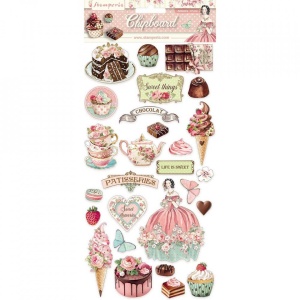 Stamperia Chipboard Sweety 15x30 cm (Locatie: 2938) - Img 1