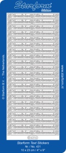 Starform sticker goud herzlichen glückwunsch 431 (Locatie: L125)