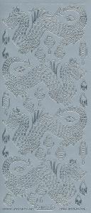 Starform stickervel China zilver 1162 (Locatie: j252) - Img 2